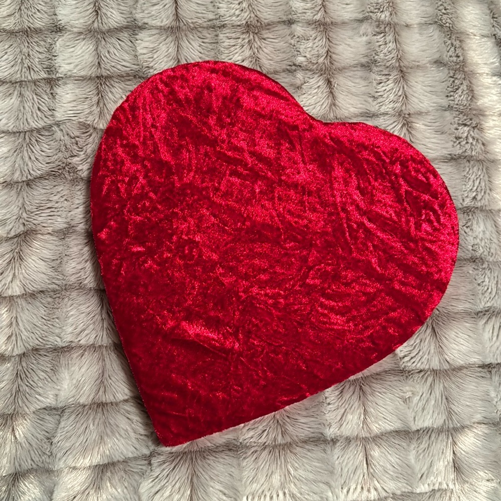 Russell Stover red velvet heart box
